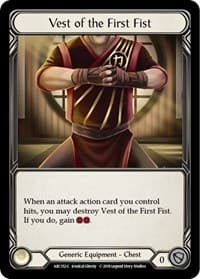 Vest of the First Fist - Arcane Rising - Flesh and Blood TCG card