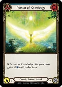Pursuit of Knowledge - Arcane Rising - Flesh and Blood TCG card