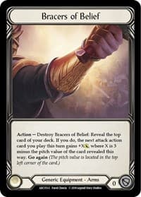 Bracers of Belief - Arcane Rising - Flesh and Blood TCG card