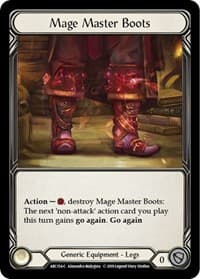 Mage Master Boots - Arcane Rising - Flesh and Blood TCG card