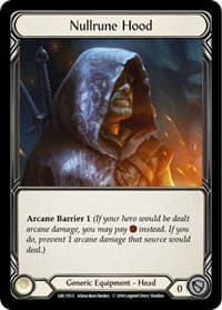 Nullrune Hood - Arcane Rising - Flesh and Blood TCG card