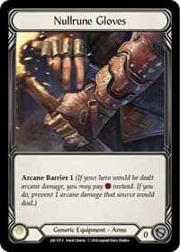 Nullrune Gloves - Arcane Rising - Flesh and Blood TCG card