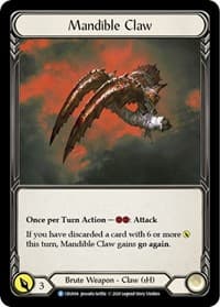 Mandible Claw - Crucible of War - Flesh and Blood TCG card