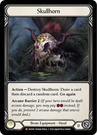Skullhorn - Crucible of War - Flesh and Blood TCG card