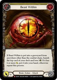 Beast Within - Crucible of War - Flesh and Blood TCG card
