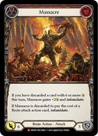 Massacre - Crucible of War - Flesh and Blood TCG card