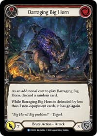 Barraging Big Horn (Red) - Crucible of War - Flesh and Blood TCG card