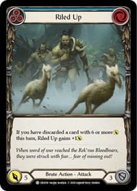 Riled Up (Blue) - Crucible of War - Flesh and Blood TCG card