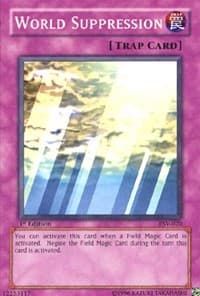 World Suppression - Pharaoh's Servant - YuGiOh card