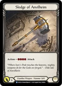 Sledge of Anvilheim - Crucible of War - Flesh and Blood TCG card