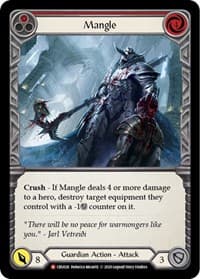 Mangle - Crucible of War - Flesh and Blood TCG card