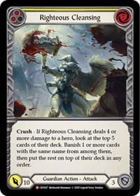 Righteous Cleansing - Crucible of War - Flesh and Blood TCG card