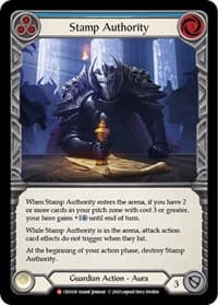 Stamp Authority - Crucible of War - Flesh and Blood TCG card