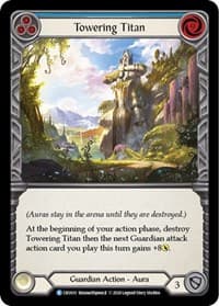 Towering Titan (Blue) - Crucible of War - Flesh and Blood TCG card