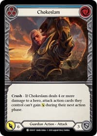Chokeslam (Blue) - Crucible of War - Flesh and Blood TCG card