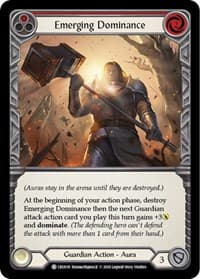 Emerging Dominance (Red) - Crucible of War - Flesh and Blood TCG card