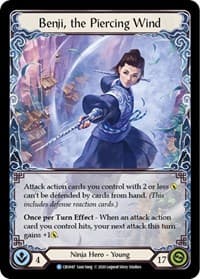 Benji, the Piercing Wind - Crucible of War - Flesh and Blood TCG card