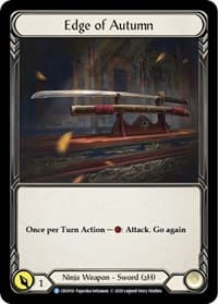Edge of Autumn - Crucible of War - Flesh and Blood TCG card