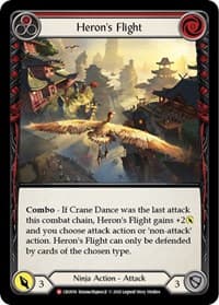 Heron's Flight - Crucible of War - Flesh and Blood TCG card