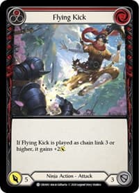 Flying Kick (Red) - Crucible of War - Flesh and Blood TCG card