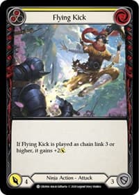 Flying Kick (Yellow) - Crucible of War - Flesh and Blood TCG card