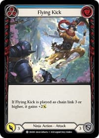Flying Kick (Blue) - Crucible of War - Flesh and Blood TCG card
