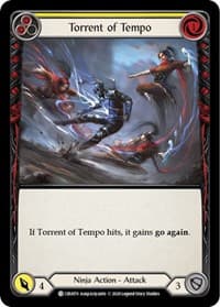 Torrent of Tempo (Yellow) - Crucible of War - Flesh and Blood TCG card