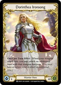 Dorinthea Ironsong - Crucible of War - Flesh and Blood TCG card