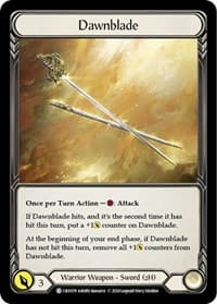 Dawnblade - Crucible of War - Flesh and Blood TCG card