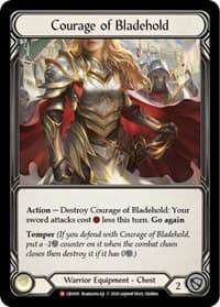 Courage of Bladehold - Crucible of War - Flesh and Blood TCG card