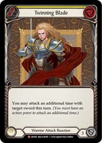 Twinning Blade - Crucible of War - Flesh and Blood TCG card