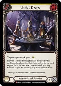 Unified Decree - Crucible of War - Flesh and Blood TCG card