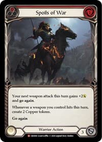 Spoils of War - Crucible of War - Flesh and Blood TCG card