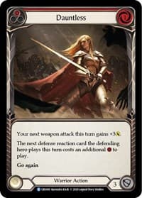 Dauntless (Red) - Crucible of War - Flesh and Blood TCG card