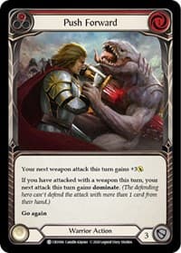 Push Forward (Red) - Crucible of War - Flesh and Blood TCG card