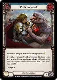 Push Forward (Blue) - Crucible of War - Flesh and Blood TCG card