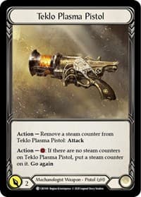 Teklo Plasma Pistol - Crucible of War - Flesh and Blood TCG card