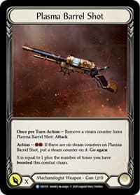 Plasma Barrel Shot - Crucible of War - Flesh and Blood TCG card