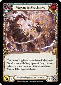 Meganetic Shockwave - Crucible of War - Flesh and Blood TCG card