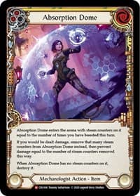 Absorption Dome - Crucible of War - Flesh and Blood TCG card