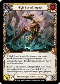 High Speed Impact (Yellow) - Crucible of War - Flesh and Blood TCG card