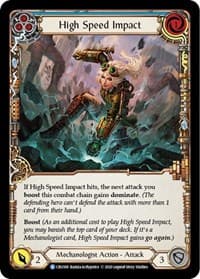 High Speed Impact (Blue) - Crucible of War - Flesh and Blood TCG card