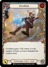 Overblast (Blue) - Crucible of War - Flesh and Blood TCG card