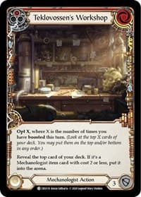 Teklovossen's Workshop (Red) - Crucible of War - Flesh and Blood TCG card