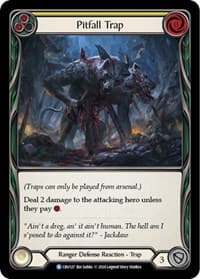 Pitfall Trap - Crucible of War - Flesh and Blood TCG card