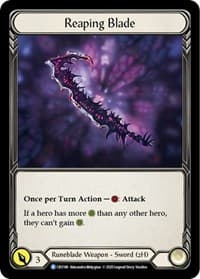 Reaping Blade - Crucible of War - Flesh and Blood TCG card