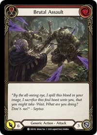 Brutal Assault (Red) - Crucible of War - Flesh and Blood TCG card