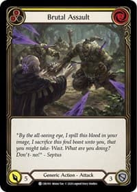 Brutal Assault (Yellow) - Crucible of War - Flesh and Blood TCG card