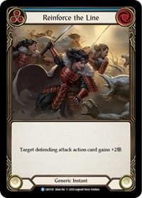Reinforce the Line (Blue) - Crucible of War - Flesh and Blood TCG card