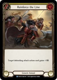 Reinforce the Line (Yellow) - Crucible of War - Flesh and Blood TCG card